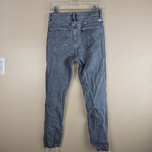 Agolde Gray Button Close Denim Jeans Size 26 - Picture 3 of 7